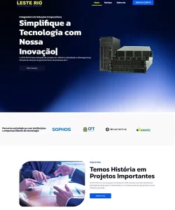 Portifólio da Nitnet - Site da Leste Rio